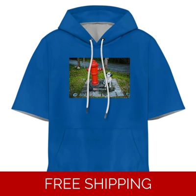 3D Short Sleeve Hood Rush Signals Statue Up at Le Studio